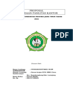 Proposal Pengadaan Fasilitas Kantor