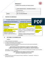 Actividad 7 Escribimos Textos Expositivos de Problema - Solución