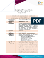 Anexo 3 - Formato de Planeación Pedagógica - Yeina Paola Rodríguez Becerra