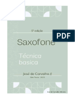 Saxofone Tecnica Basica 5a Edicao