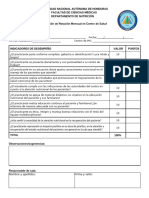 Observaciones Sobre Hojas de Evaluación