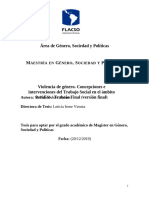 Violencia de Género. Concepciones e Intervenciones Del Trabajo Social en El Ámbito Jurídico