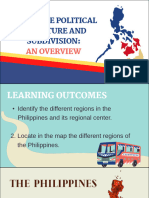 Lesson 1.4. Philippine Political Structure and Subdivision An Overview