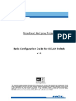 Basic Config Guide For OCLAN Switch Ver 3 0