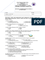 1st Quarterly Examination in Science 5