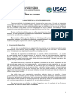 Documento 2 CARACTERÍSTICAS DE LOS SERES VIVOS