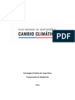 Plan de Adaptacion Cambio Climatico en Consulta Publica