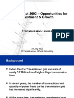 Electricity Act 2003 - Opportunities For Investment & Growth