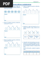 Actv. Mate - Patrones Aditivos y Multiplicativos