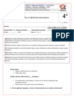 4º Evaluación Diagnóstica Historia Geografía y Ciencias Sociales 2024