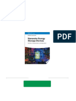 (PDF Download) Nanowire Energy Storage Devices: Synthesis, Characterization and Applications Liqiang Mai Fulll Chapter