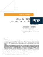 Moreno. Censo de Población 2022. Aportes para La Política Social PDF