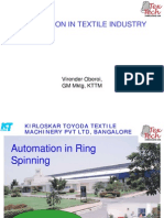 Virendra Oberoi-Automation in Ring Spinning Machines