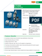 NH Low Voltage Fuses: Features / Benefits