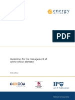 UKOOA, Guidelines For The Management of Safety Critical Elements 2007, 2007-04-10