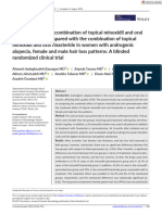 J of Cosmetic Dermatology - 2023 - Sadeghzadeh Bazargan - The Efficacy of The Combination of Topical Minoxidil and Oral