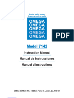 Omega 7142 Sewing Machine Instruction Manual