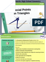 Special Points in Triangles in JEE Maths