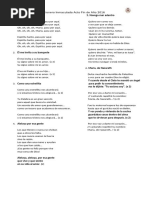 Letras Cancionero Acto de Fin de Año