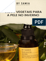 Oleos Vegetais para A Pele No Inverno