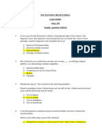 XII - LEGAL STUDIES Sample Qoustions (MCQ)