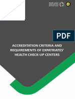 Accreditation Criteria and Requirements of Expatriates Health Check-Up Centers