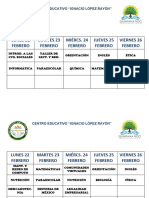 Semana de Exámenes Unidad 1 - B 2021