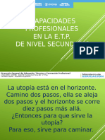 CAPACIDADES PROFESIONALES EN LA ETP DE NIVEL SECUNDARIO Parte II