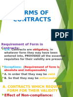 FORMS OF CONTRACTS 2nd Part Contracts