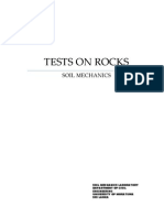 Tests On Rocks