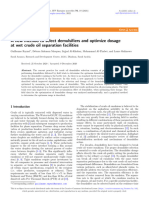 A New Method To Select Demulsifier and Dosage