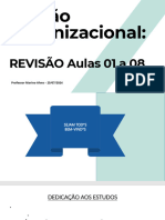 REVISÃO AULAS 01 A 08 - GESTÃO ORGANIZACIONAL - Prof Marino Alves