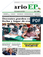 Diario EP 21 - Agosto 2024 Edicion Impresa