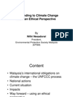 Responding To Climate Change From An Ethical Perspective: Nithi Nesadurai