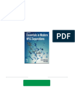 Instant Download Essentials in Modern HPLC Separations 2nd Edition Serban Moldoveanu PDF All Chapter