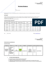 Mech Engr. AWAIS Resume