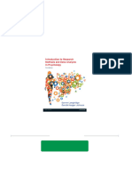 (PDF Download) Introduction To Research Methods and Data Analysis in Psychology Darren Langdridge Fulll Chapter