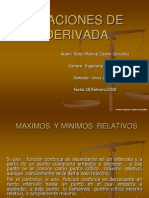 Aplicacion de La Derivada!