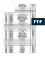 PSC Code Eno Student's Name Program