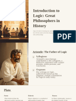 Introduction To Logic Great Philosophers in History