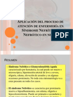 Aplicación Del Proceso de Atención de Enfermería en Síndrome Nefrítico y Nefrótico en Niños. - 1