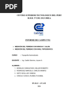 Informe N°01 - Medición Del Terreno Con Wincha y Nivel Topográfico