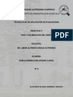 Practica 7. Uso y Calibracion de Dron