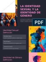 La Identidad Sexual y La Identidad de Genero