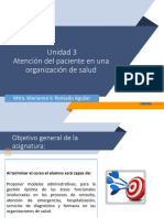 U3. Atencion Del Paciente en Una Organizacion de Salud