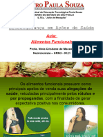 AULA Prof. Nivia (20XX) - Alimentos Funcionais - 35 Slides