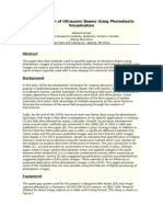 Quantification of Ultrasonic Beams Using Photoelastic Visualisation