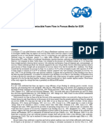 A CT Scan Study of Immiscible Foam Flow in Porous Media For EOR