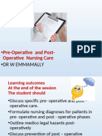 Pre and Post Operative Nursing