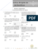 Razones y Proporciones - Aritmetica